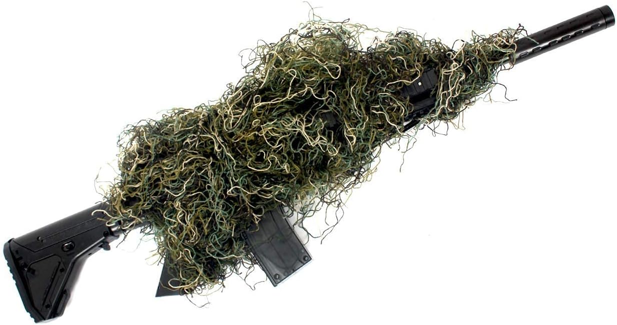 Traje ghillie para caza camuflaje verde