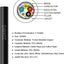 Cable 22AWG 5 núcleos blindado para CNC 9.14m UL2464 flexible