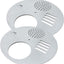 4 Pzas Discos Entrada Colmena Metal 4.9"