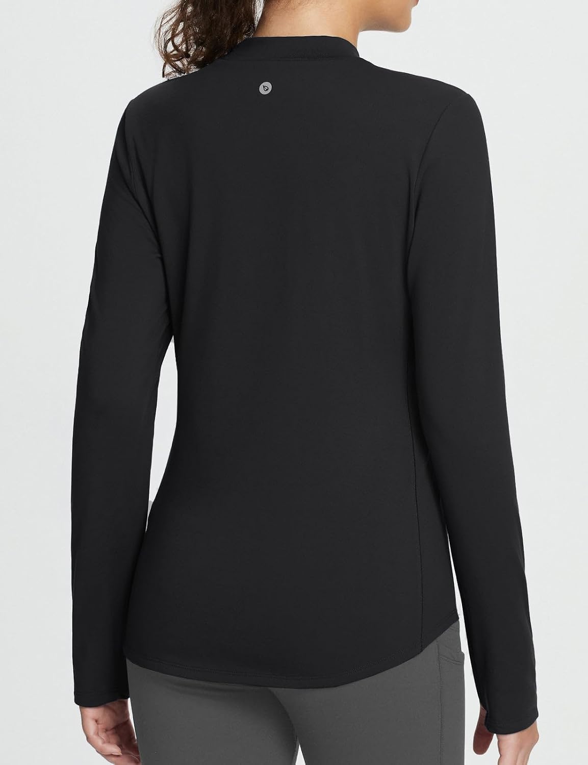 Camisa térmica mujer manga larga con forro polar bolsillo