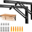 Soportes plegables pared mesa 16" acero inox set 4