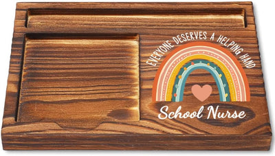 Soporte notas adhesivas enfermeras 6.5x4.7" bronceado