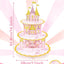 Soporte cupcakes princesa 3 niveles decoración fiesta cumpleaños