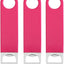 Pack 3 Abrebotellas Plano 7pulg Color Rosa