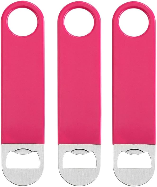 Pack 3 Abrebotellas Plano 7pulg Color Rosa
