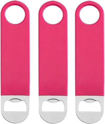 Pack 3 Abrebotellas Plano 7pulg Color Rosa