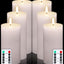 6 Velas LED Blancas Sin Llama Con Control Remoto