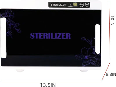 Esterilizador herramientas uñas 1000w con luz 6w