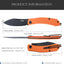 Cuchillo plegable bolsillo 6.57pulg acero 12C27 mango G10