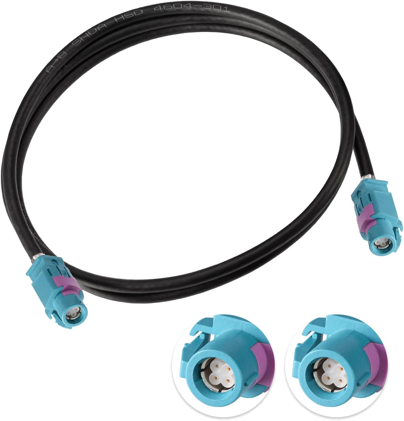 Adaptador Fakra HSD 535 4-Core 3 pies conector hembra