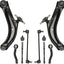 8 Kit suspensión delantera comp Sentra brazo control