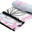 Manta picnic estampado grafiti rosa y morado impermeable
