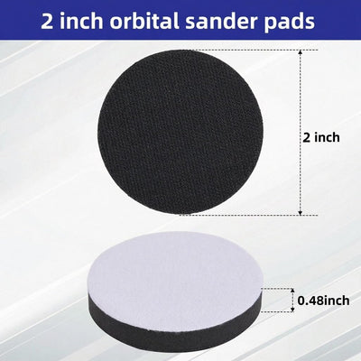 18 Almohadillas lijadora orbital 2pulg espuma