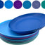 Set 6 platos plástico reutiliz. 8pulg sin BPA para niños