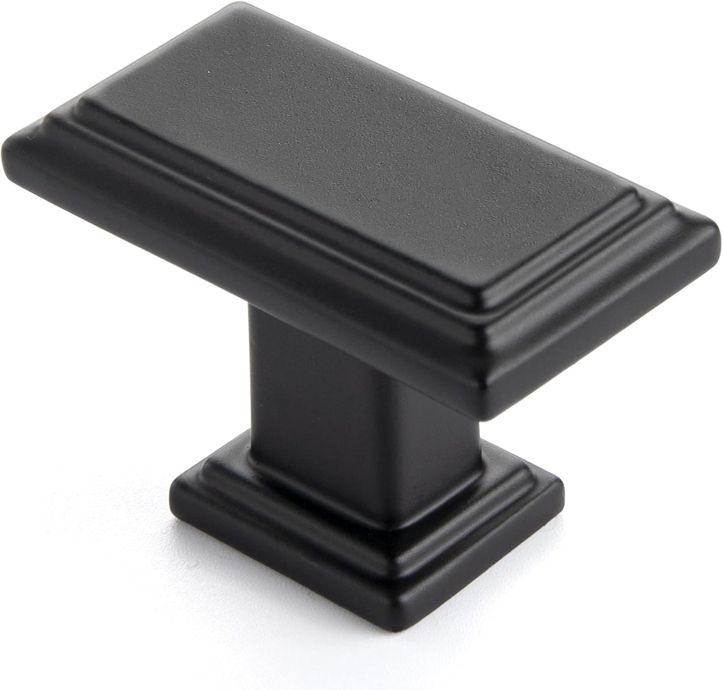 Pomos gabinete negro pack 20 tiradores rectangulares cocina