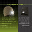Gorro lana recargable con luz LED 150 lúmenes impermeable