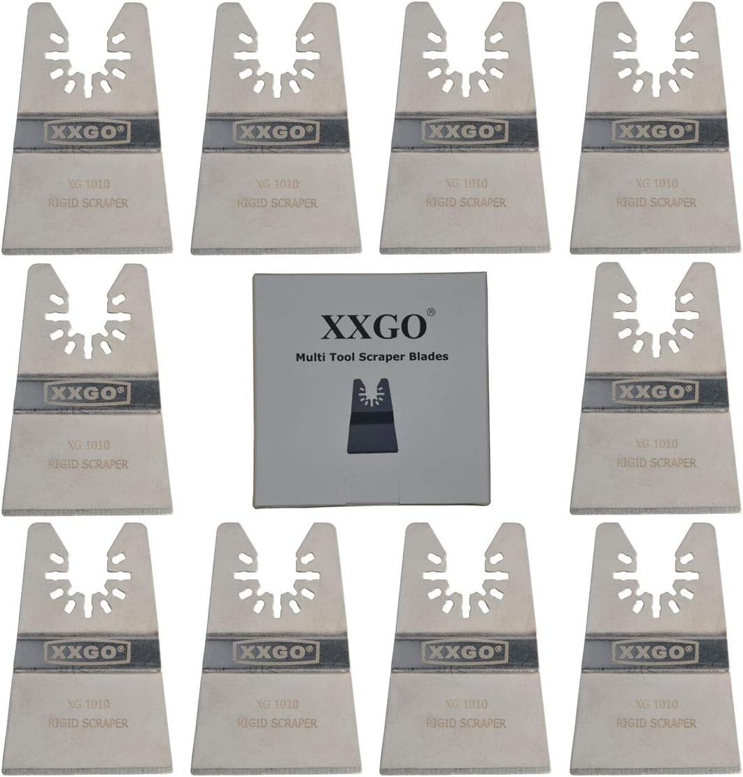 10 Cuchillas Raspador Acero Inox 2pulg XG1010