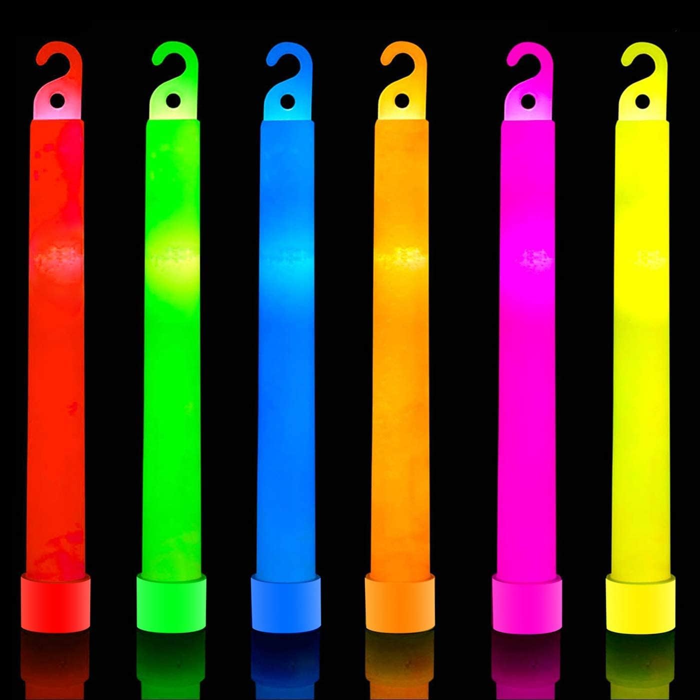 32 Barras Brillantes 6" 12h Campamento Senderismo