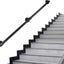 Pasamanos de hierro galvanizado negro 6ft para pared