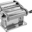 Máquina hacer pasta manual acero cromado manivela negra