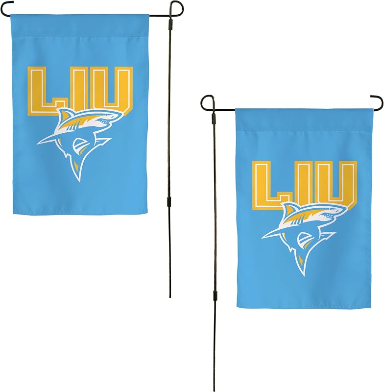 Bandera jardín LIU Long Island 19x12pulg diseño A