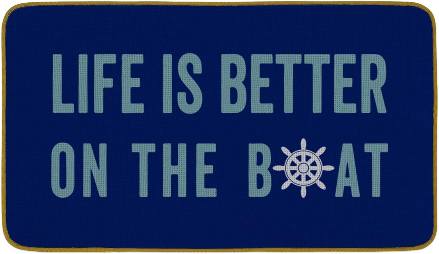 Tapete decorativo azul marino diseño náutico para barco y hogar