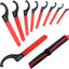 Set 9 llaves helicoidales ajustables suspensión