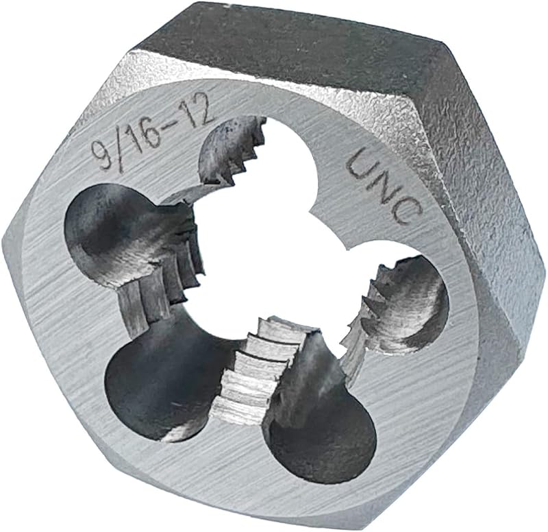 Troquel reenhebrado mano derecha hexagonal 9/16-12