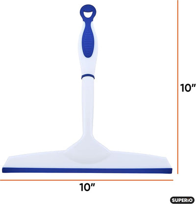 Escobilla goma multiusos sin rayas 6-10pulg azul