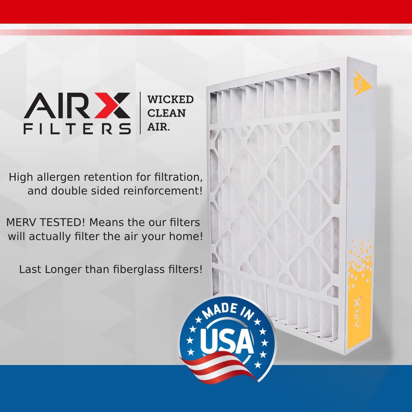 Filtro aire 20x25x5 MERV 11 comp 2 Pzas