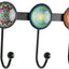 Perchero bohemio 5 ganchos decorativos mandala
