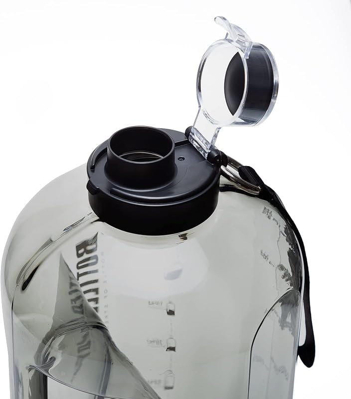 Jarra agua 1gal con tapa abatible correa reutilizable sin BPA