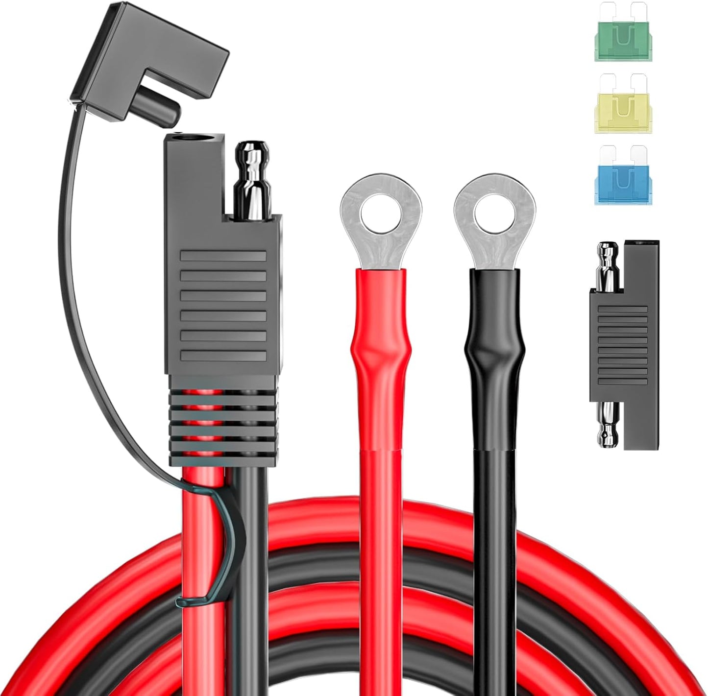Cable extensión batería SAE 10AWG 2Pin con adaptador