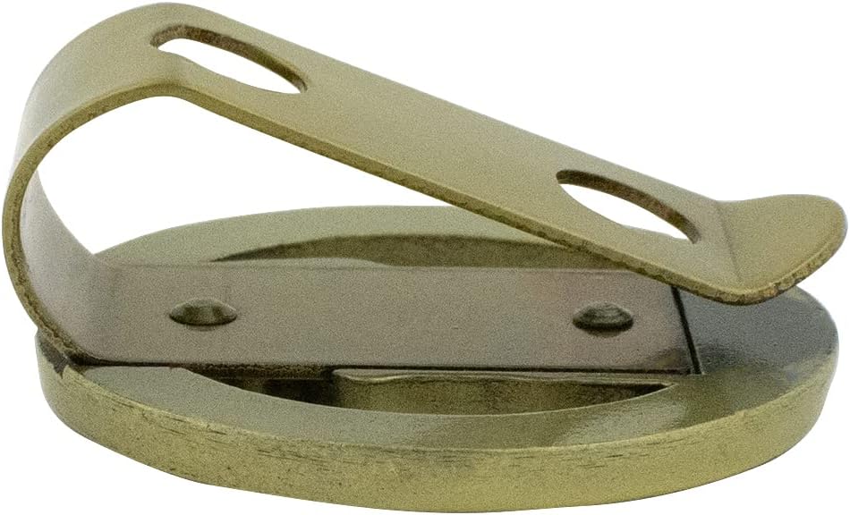 Medalla San Cristóbal dorada para visera automóvil