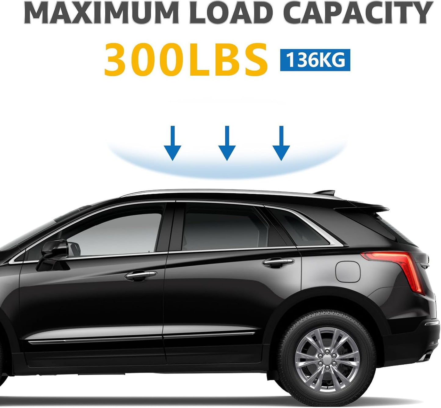 Barras portaequipajes Cadillac XT5 17-26 aluminio antirrobo