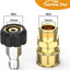 Conexiones rápidas M22 14mm a 3/8" 4 Pzas