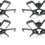 Luz LED garaje 15000 lúmenes 6500K set 4