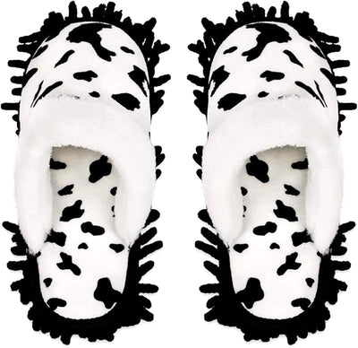 Pantuflas microfibra para limpieza casa lavables 7-10 5-8 vaca