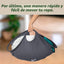 Cesta Ropa Plegable para Lavadora y Secadora Gris Grande