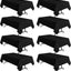 8 Manteles Poliéster 60x120pulg 8ft Resistentes Manchas