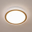Lámpara LED empotrada cristal dorado 16" regulable