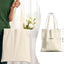 Bolsas regalo reutilizables lona natural con asa