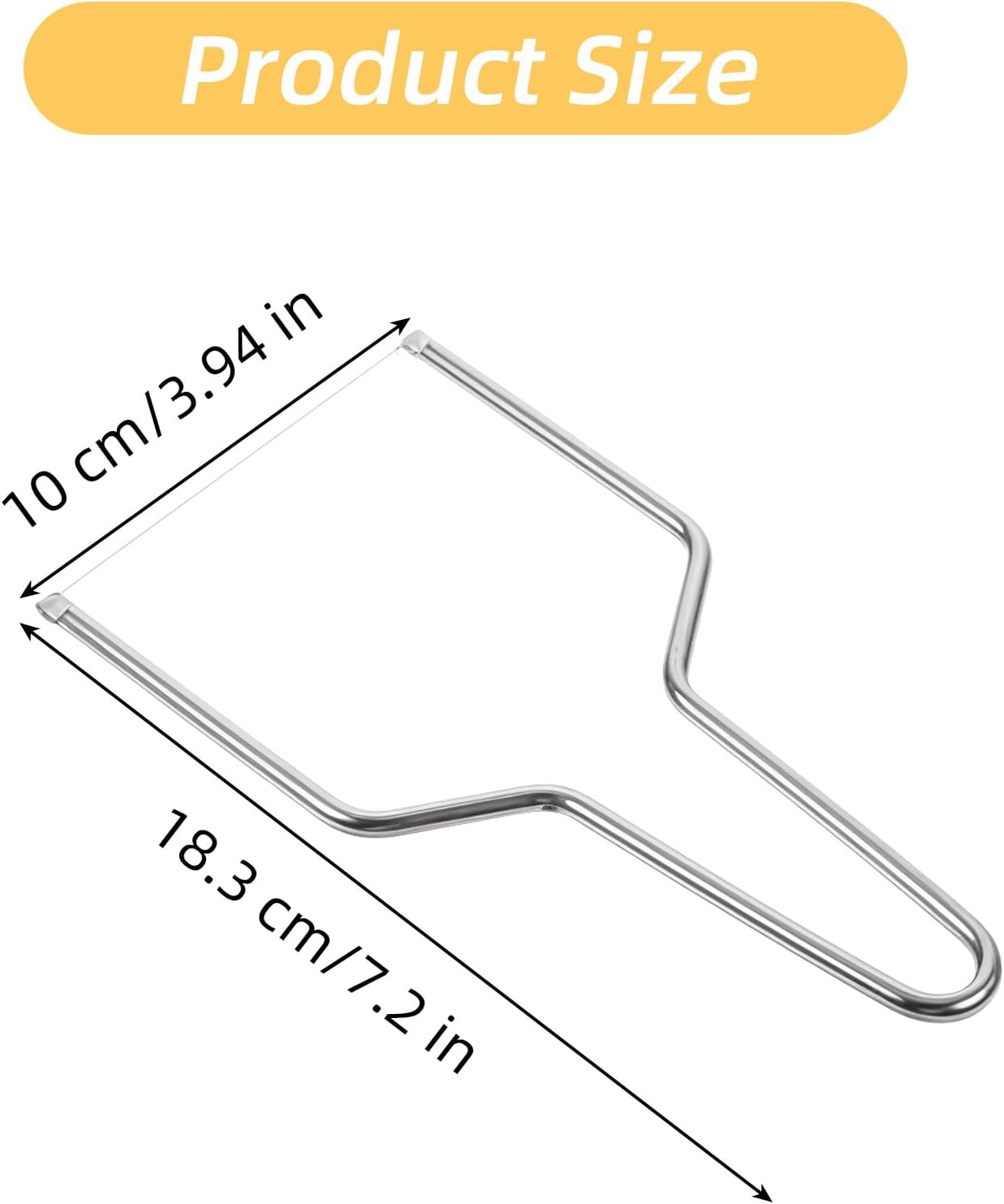 Cortador de queso acero inox forma Y portátil