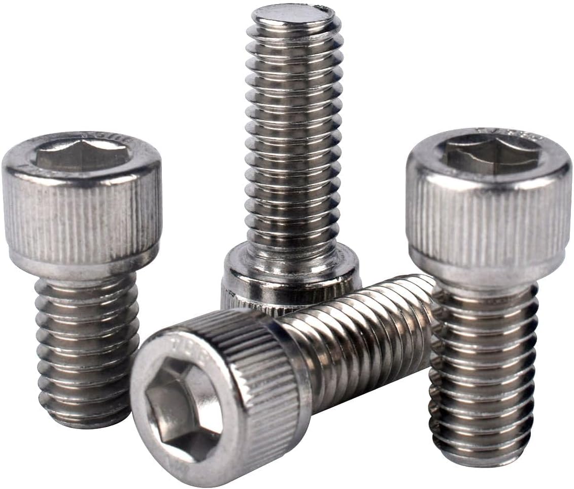 100 Tornillos Allen Acero Inox M2.5x10mm
