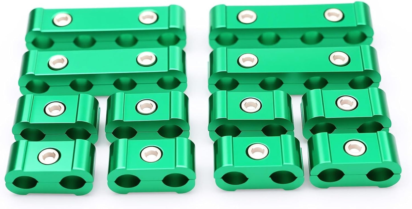 Set separador bujía alambre motor coche verde