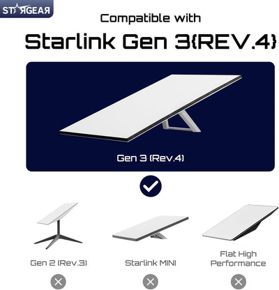 Soporte Starlink Gen 3 Antena Plano Antirrobo Techo