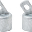 Tapa extremo riel 1-5/8" acero galvanizado 2uds