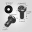 Tuercas bisagra puerta Jeep Wrangler JL JLU 2018-23 4 Uds