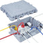 Caja eléctrica exterior IP54 impermeable cubierta toma