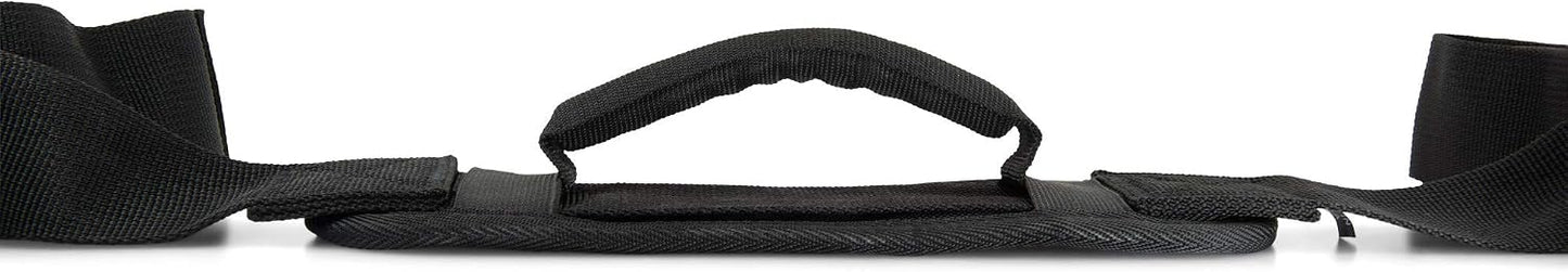 Correa transporte acolchada 2pulg ajustable negro